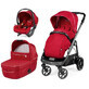 Veloce Primo Viaggio Lounge 3-in-1 kinderwagensysteem, Roodglans, Peg Perego