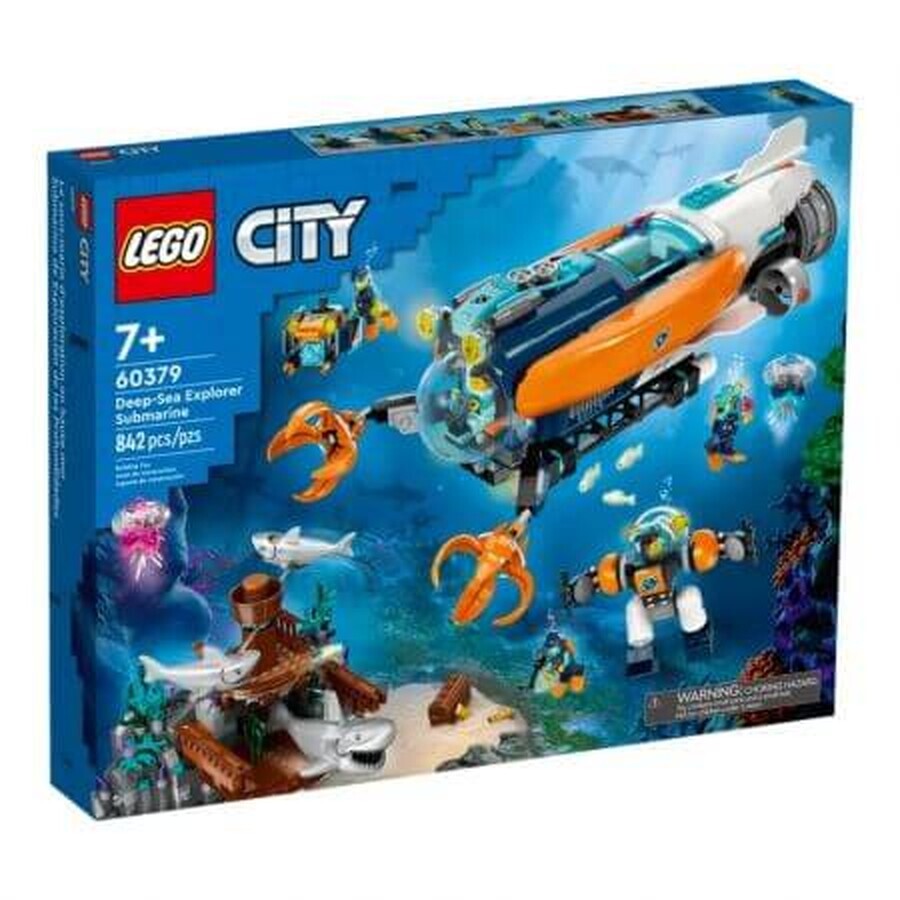 Diepzeeverkenningsonderzeeër Lego City, +7 jaar, 60379, Lego