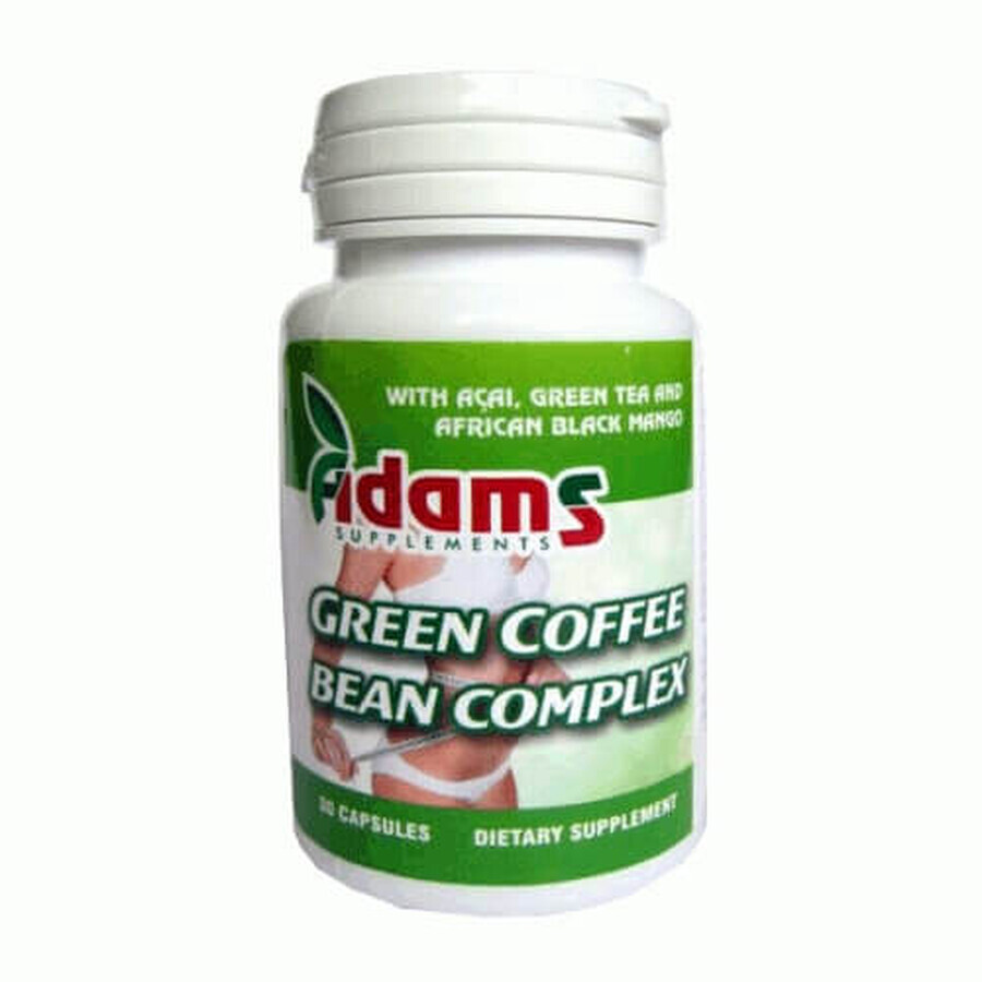 Green Coffee Bean Complex, 30 capsule, Adams Vision