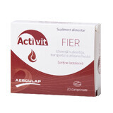 Activit Iron contains lactoferin , 20 tablets, Aesculap