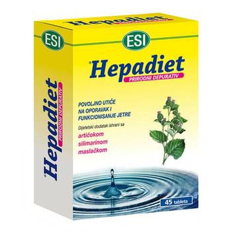 Hepadiet, 45 gélules, EsiSpa