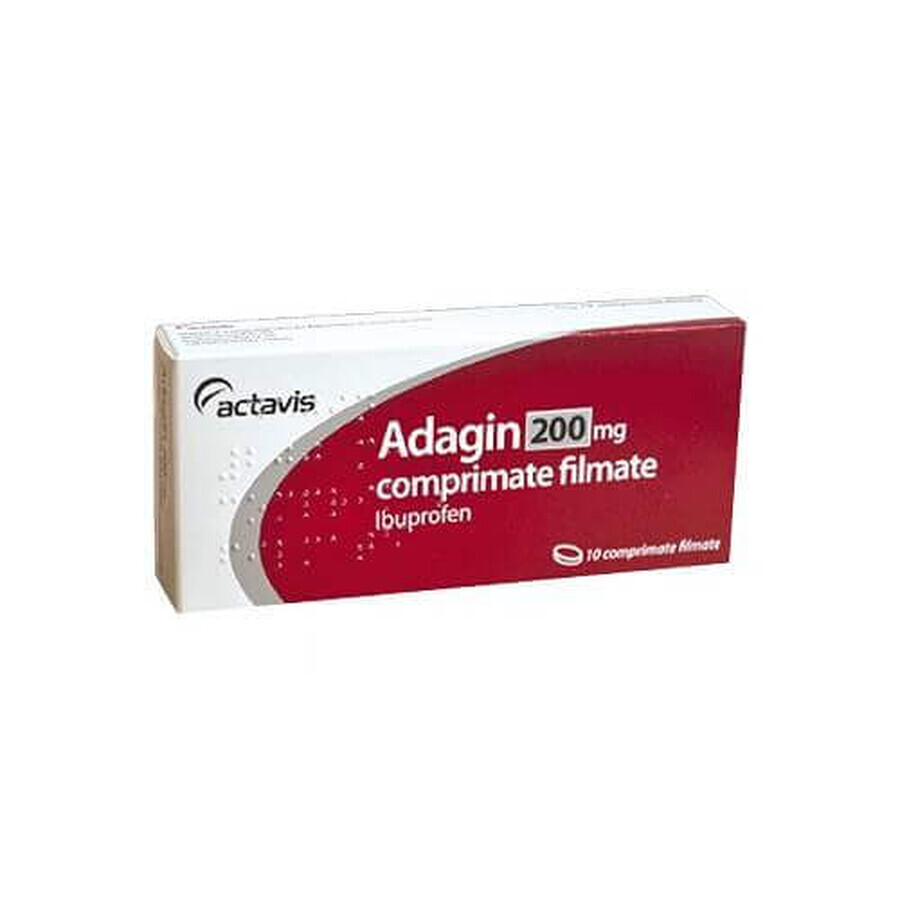 Adagin 200 mg, 10 tabletten, Actavis