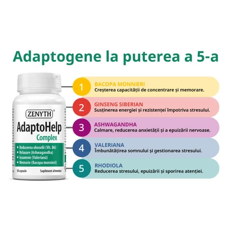 Complexe AdaptoHelp, 30 gélules, Zenyth