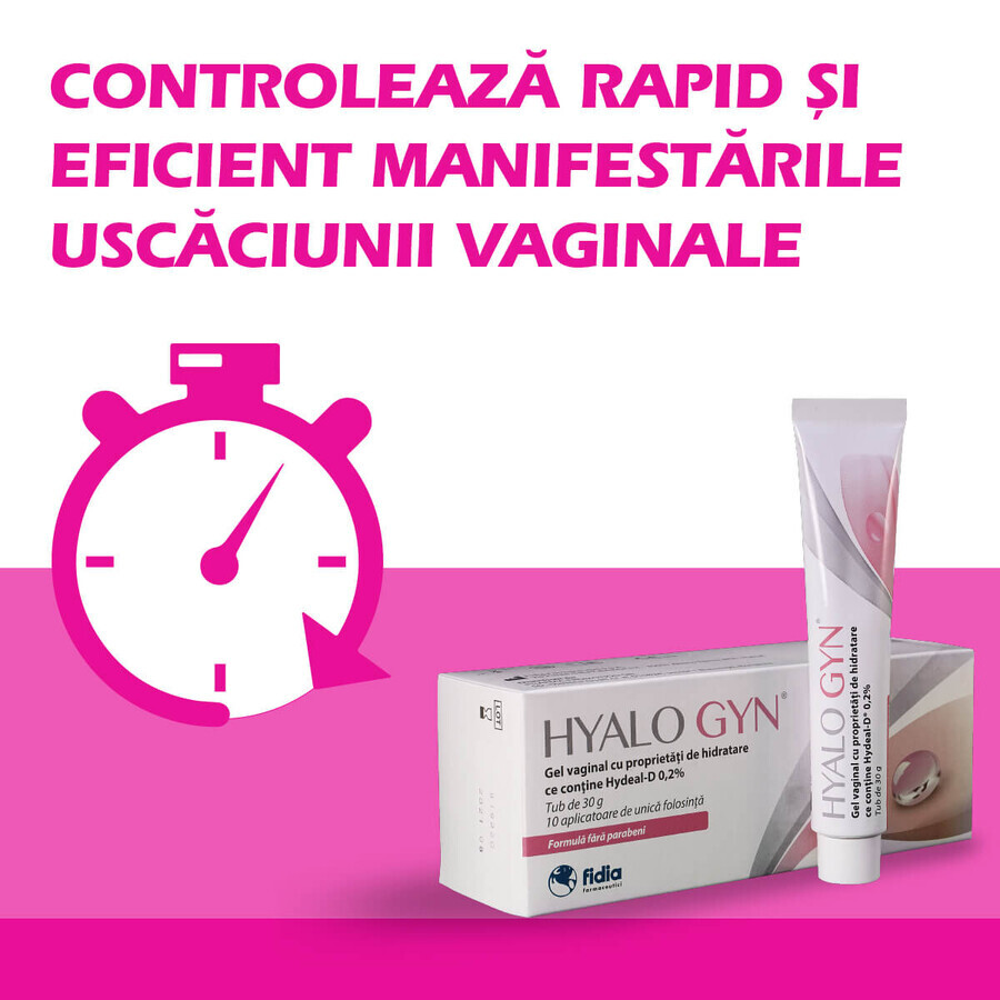 Hyalogyn Gel 30 g, 10 inbrengen, Fidia Farmaceutici