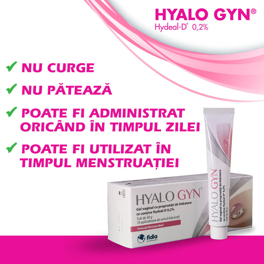 Hyalogyn Gel 30 g, 10 Applikatoren, Fidia Farmaceutici