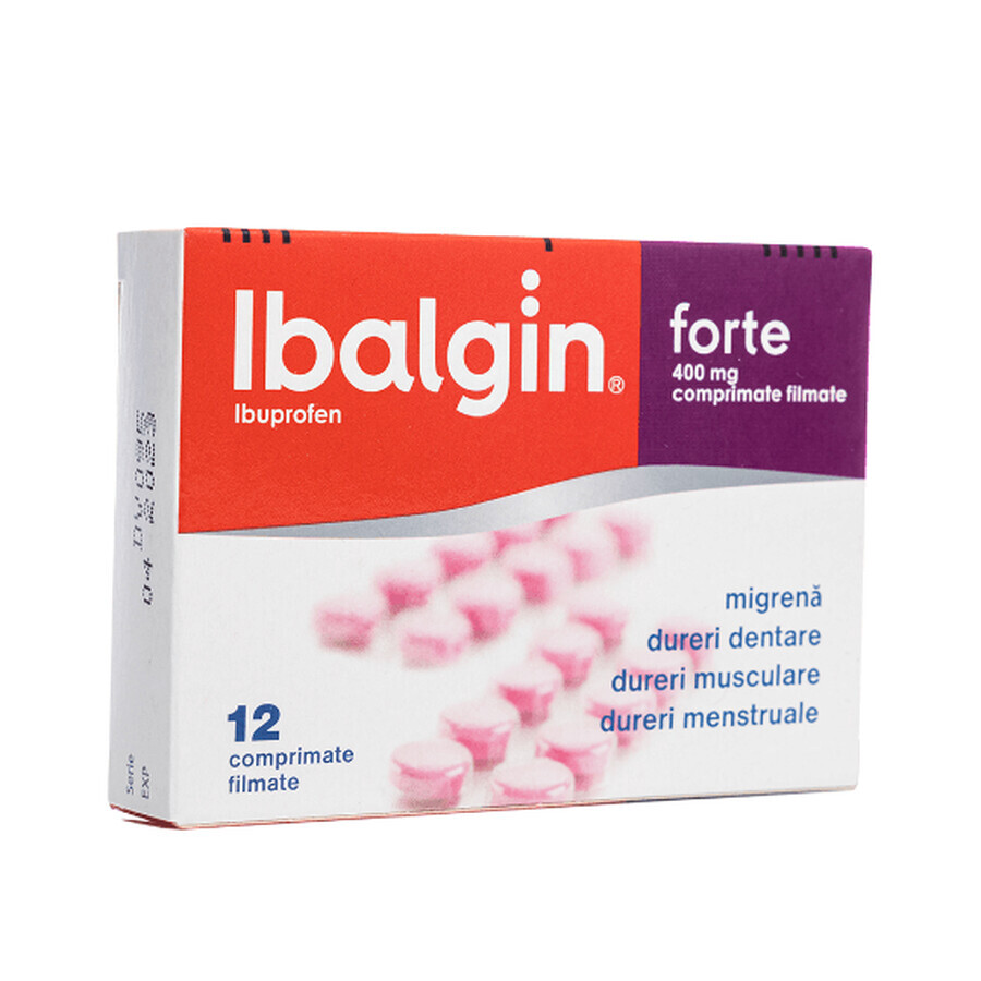 Ibalgin Forte 400 mg, 12 tablets, Sanofi