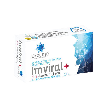 Imviral Plus Vitamine C en Zink, 30 tabletten, Helcor