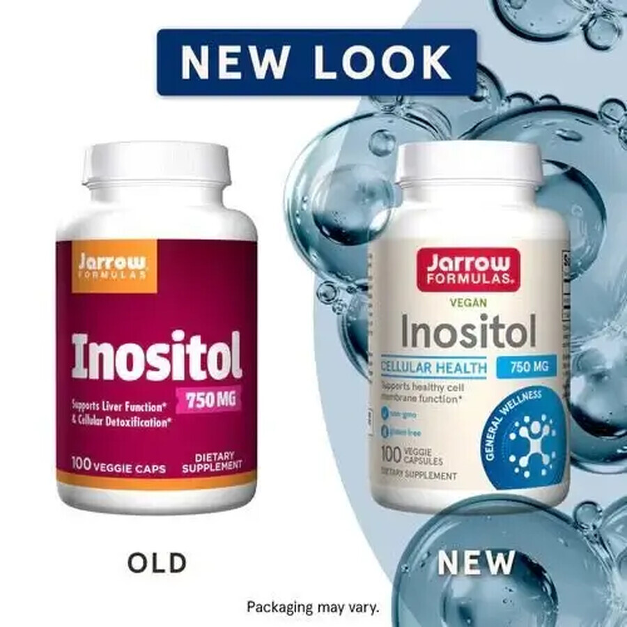 Inositol 750mg Jarrow Formulas, 100 Kapseln, Secom