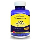 Iode naturel 500mcg, 120 gélules, Herbagetica