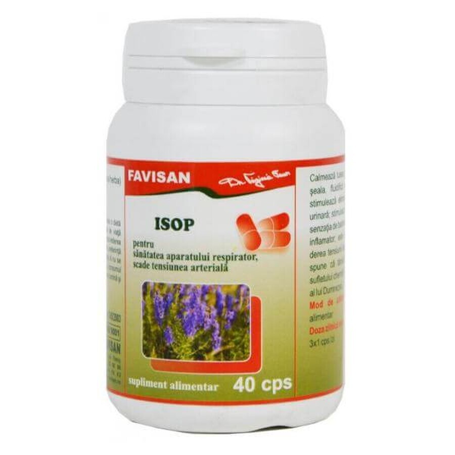 Issopo, 40 capsule, Favisan