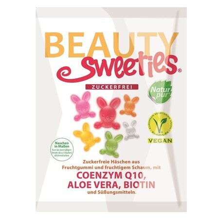 Sugar-free gummy jellies Rabbits, 125 g, Beauty Sweeties