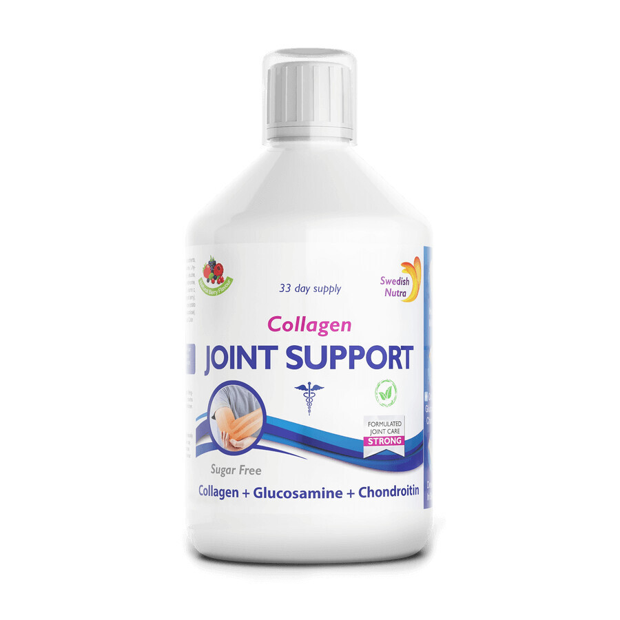 Collagene Liquido Idrolizzato Tipo 2, Joint Support, 5000 mg, 500 ml, Sweedish Nutra 