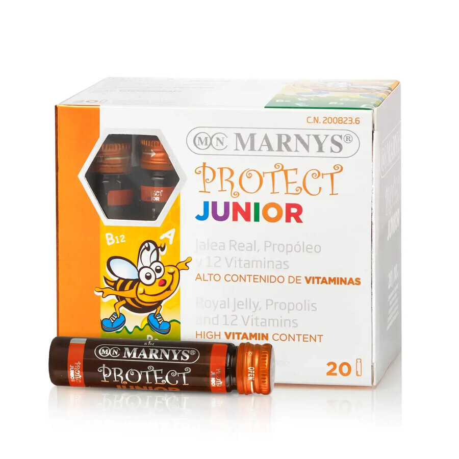 Junior Protect Complex para la inmunidad infantil, 20 Viales, Marnys