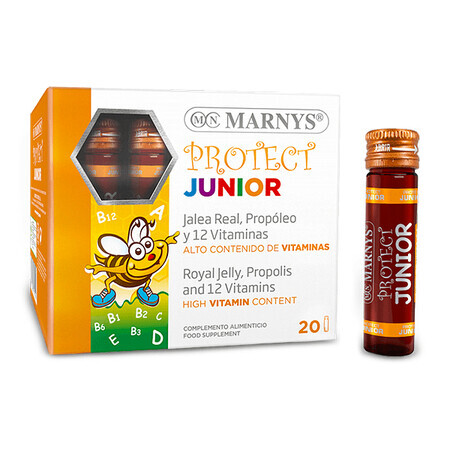 Junior Protect Complex pentru Imunitatea Copiilor, 20 Fiole, Marnys