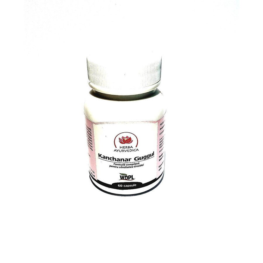 Kanchanar Guggul, 60 capsule, Herba Ayurvedica