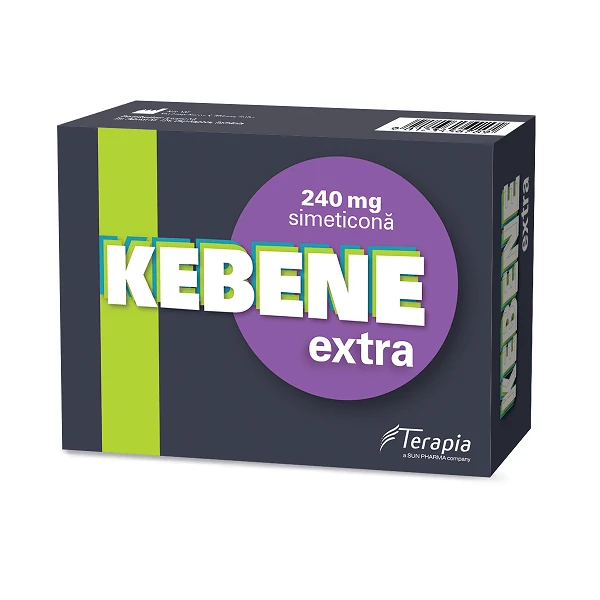 Kebene Extra Simeticon 240 mg, 30 capsules, Terapia