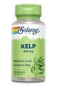 Kelp 550mg en foliumzuur Solaray, 100 capsules, Secom