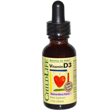 Kit immunité enfants Vitamine C ChildLife, 118,5 ml + Vitamine D3 ChildLife, 29,60 ml, Secom