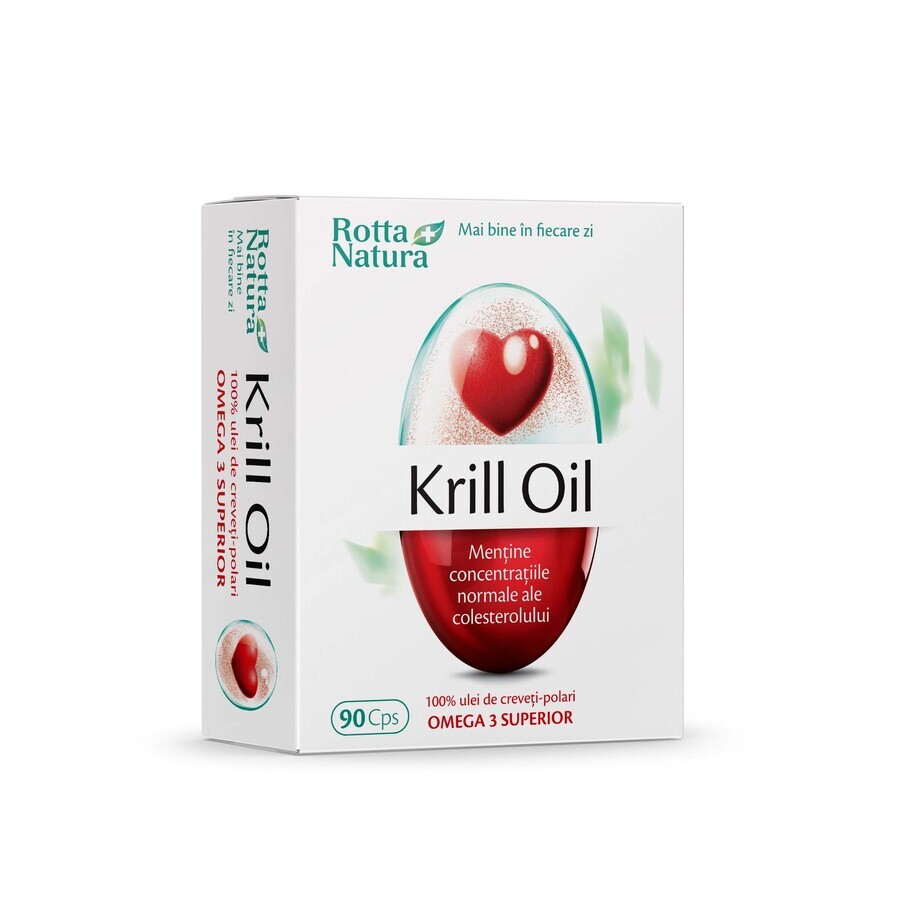 Krill Oil, 90 capsule, Rotta Natura