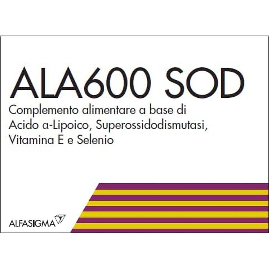 Ala600 SOD, 20 tabletten, Alfasigma