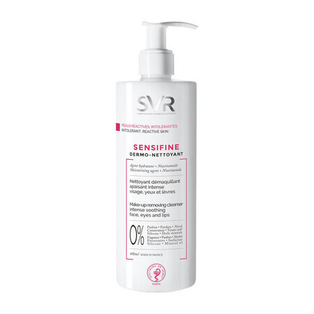 Sensifine Leche Limpiadora Dermatológica, 400 ml, Svr