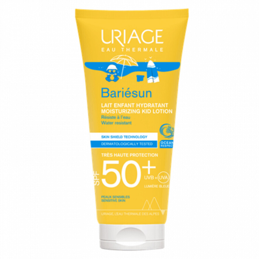 Lait solaire pour enfants SPF50+ Bariesun, 100 ml, Uriage