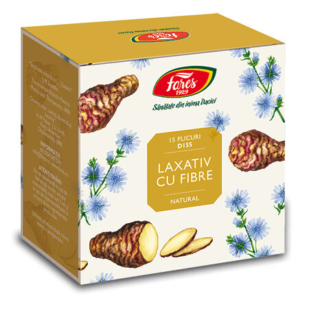 Laxativ cu fibre, 15 plicuri, Fares