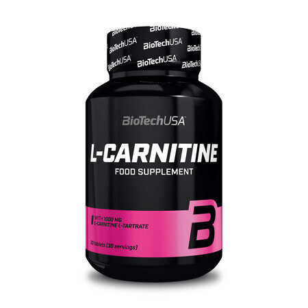 L-Carnitina 1000 mg, 30 compresse, BioTech USA