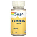 L-Cysteïne 500mg Solaray, 30 capsules, Secom