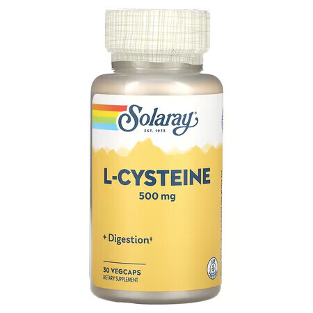 L-Cysteine 500mg Solaray, 30 capsule, Secom