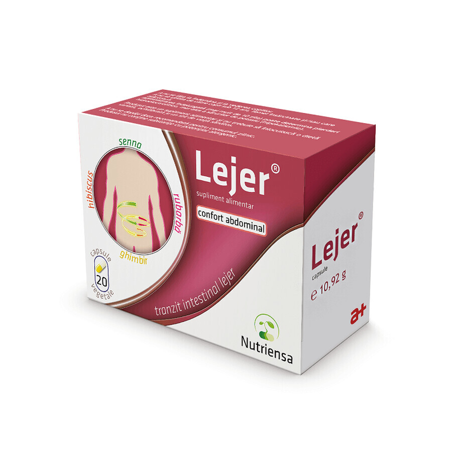 Lejer, 20 capsules, Antibiotice SA