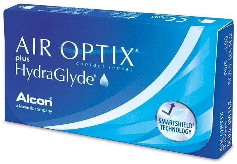 Contactlenzen -2,50 Air Optix HydraGlyde, 6 stuks, Alcon