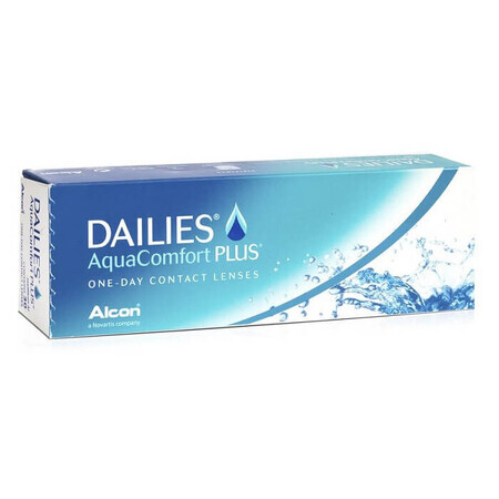 Lentes de contacto Dailies Aqua Comfort Plus, -0.75, 30 unidades, Alcon