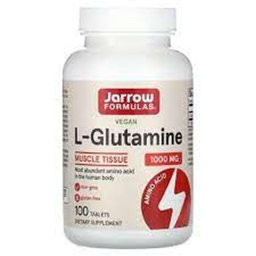 L-Glutamine 1000mg, Jarrow Formulas, 100 tablet, Secom