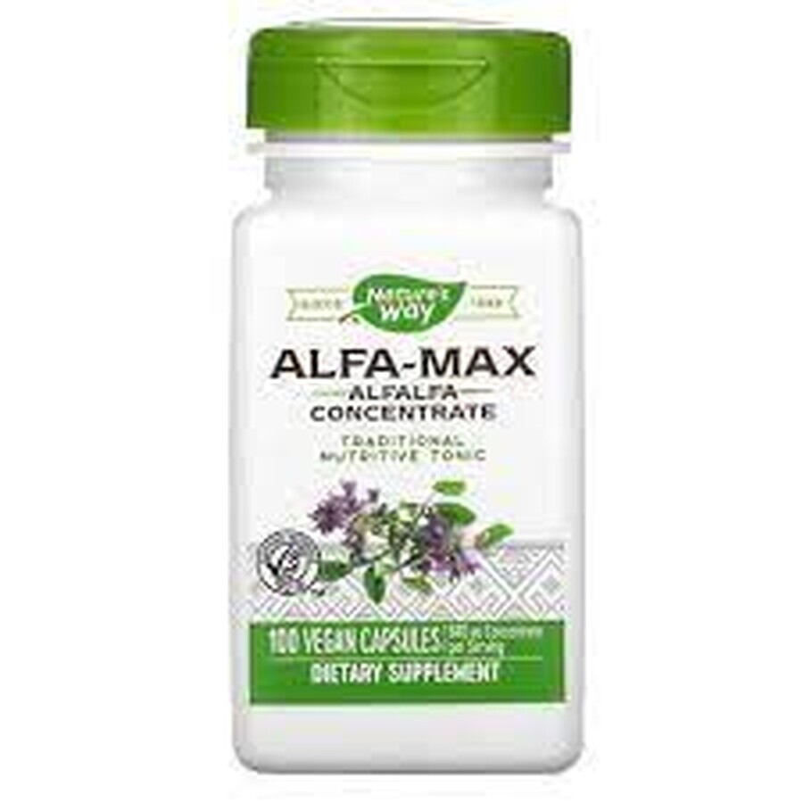 Alfa-Max Nature's Way, 100 gélules, Secom