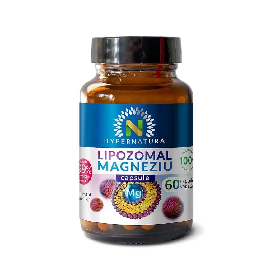 Lipozomal Magneziu, 60 capsule vegetali, Hypernatura