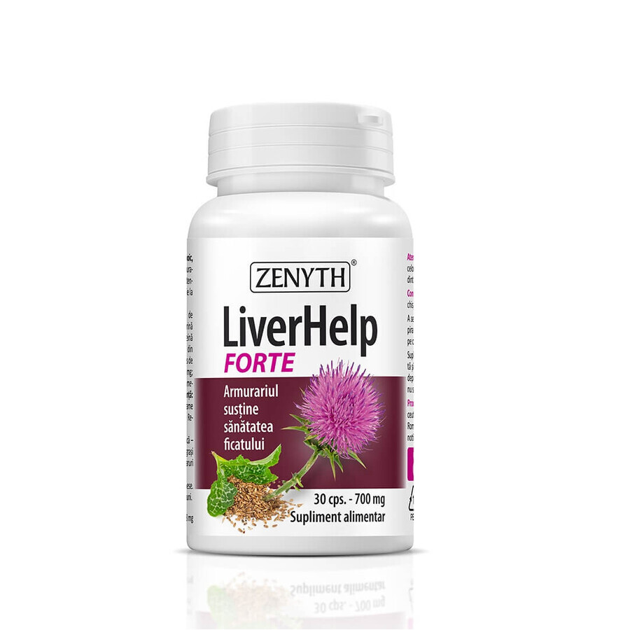 LiverHelp Forte 700 mg, 30 gélules, Zenyth