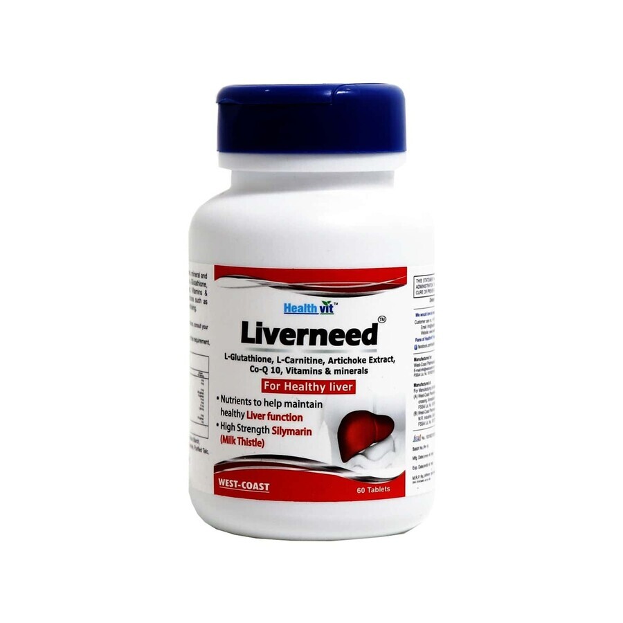 Liverneed hepatoprotectief complex, 30 tabletten, EsVida Pharma