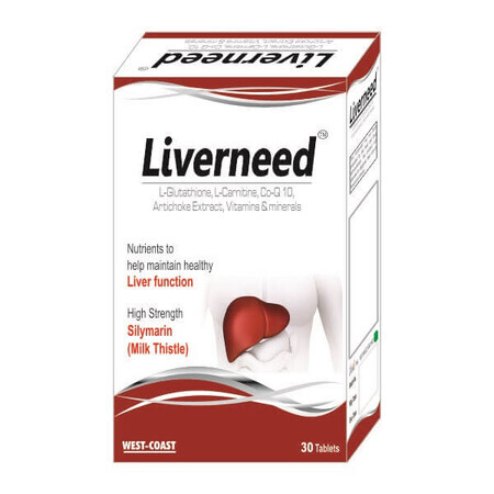 Liverneed complexe hépatoprotecteur, 30 comprimés, EsVida Pharma