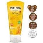 Lozione detergente e shampoo alla calendula, Baby, 200 ml, Weleda