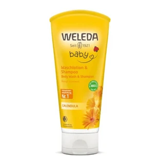 Cleansing lotion and shampoo marigold, Baby, 200ml, Weleda