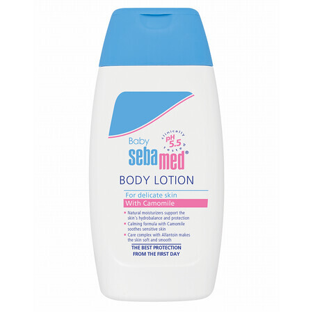 Lotion dermatologique pour le soin de la peau des enfants, 200 ml, Sebamed Baby