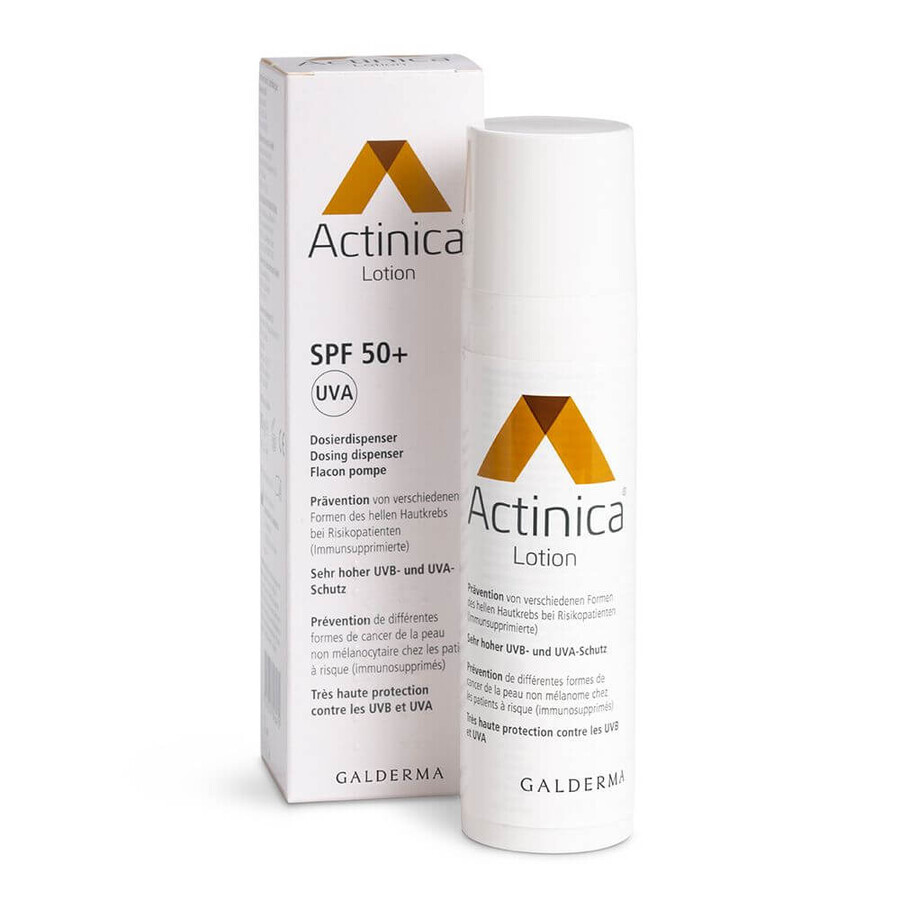 Zonnebrandlotion met SPF 50+ Actinica, 80 g, Galderma