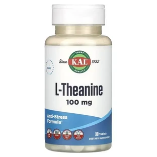 L-Teanina 100mg Kal, 30 comprimidos, Secom