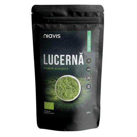 Lucerne Alfalfa en poudre, 125 g, Niavis