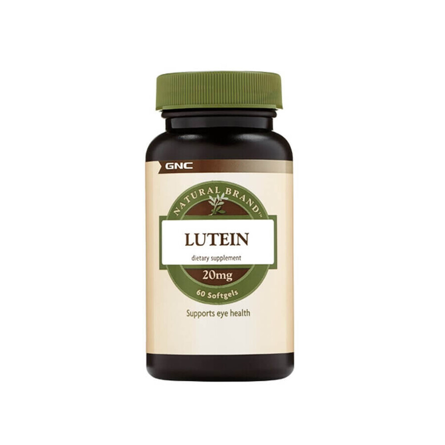 ​​​​​​​Luteina 20 mg, 60 capsule, GNC Natural Brand