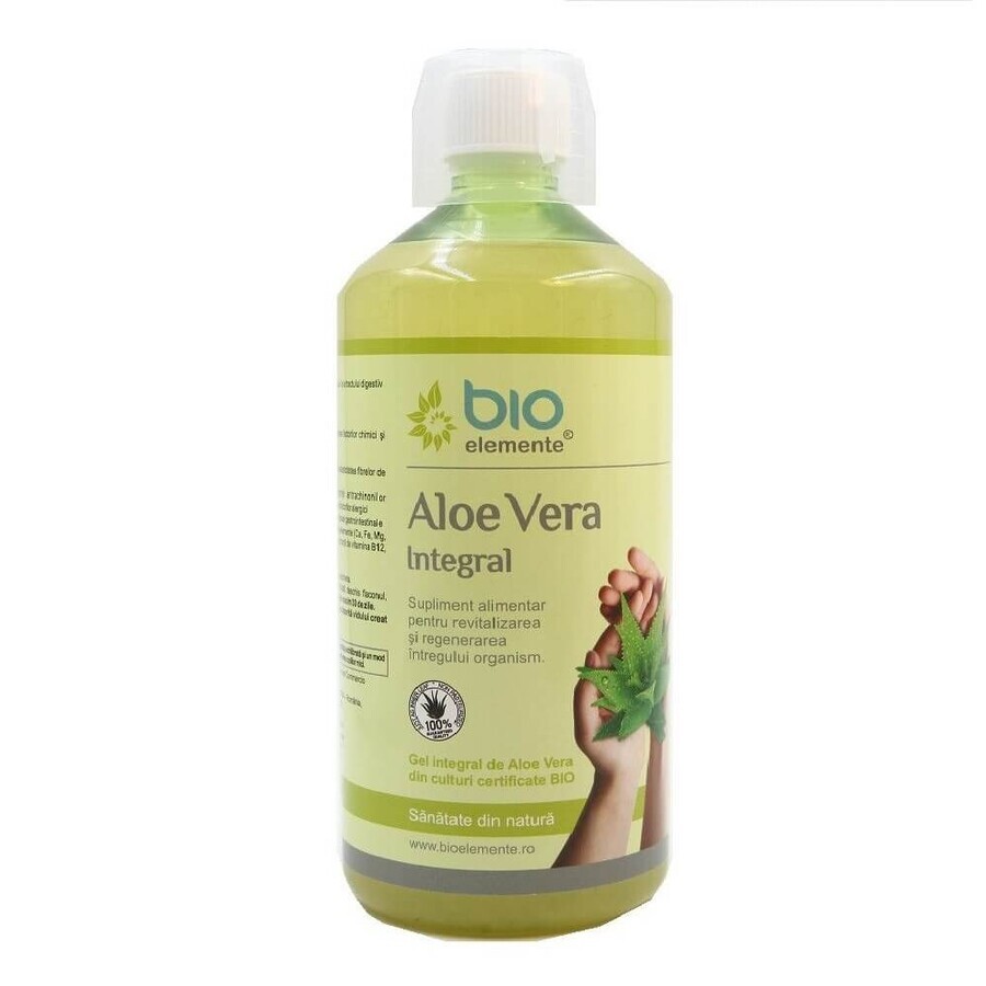 Aloe vera entero, 1 litro, Bio Elemente