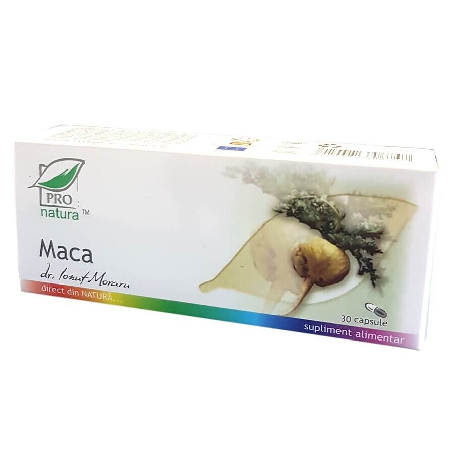 Maca, 30 capsules, Pro Natura