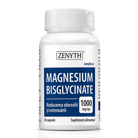 Magnesiumbisglycinaat, 30 capsules, Zenyth