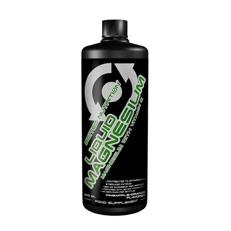 Magnesium Liquid with Vitamin C, 1000 ml, Scitec Nutrition